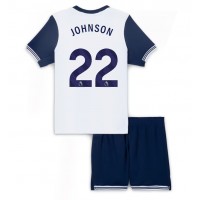 Dres Tottenham Hotspur Brennan Johnson #22 Domáci pre deti 2024-25 Krátky Rukáv (+ trenírky)